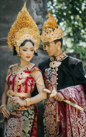 Bali - Indonesia traditional wedding dress 🇮🇩